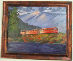 Train on River
